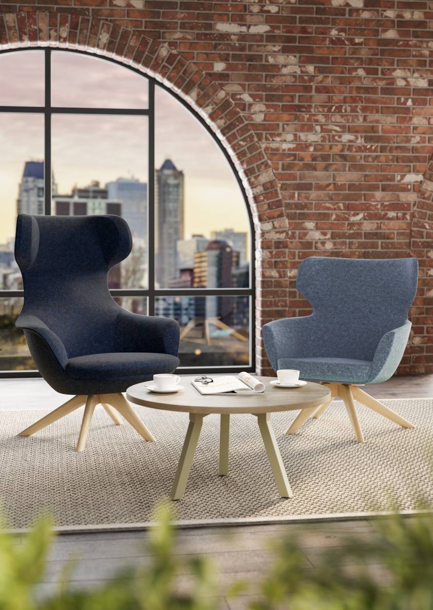 Charlotte L and Charlotte S with Brava Coffee Table