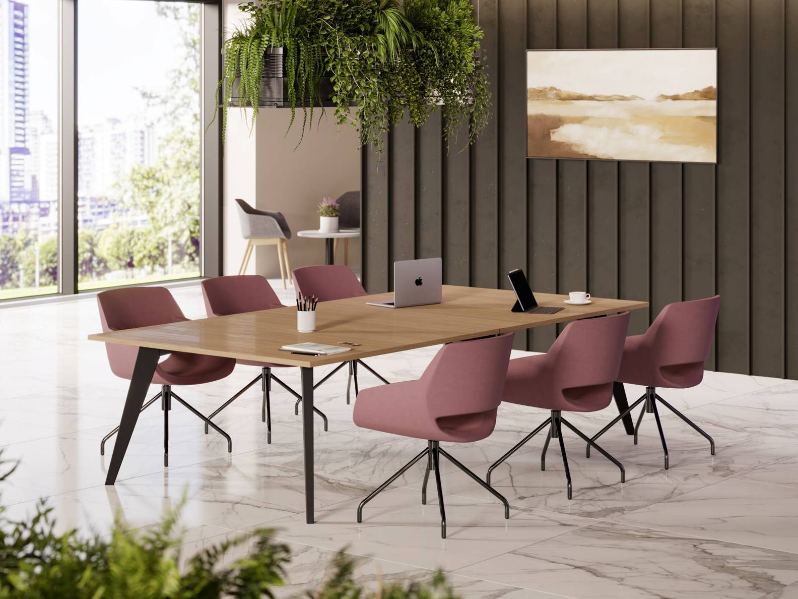 Raleigh Gap with Maya Steel Boardroom Table