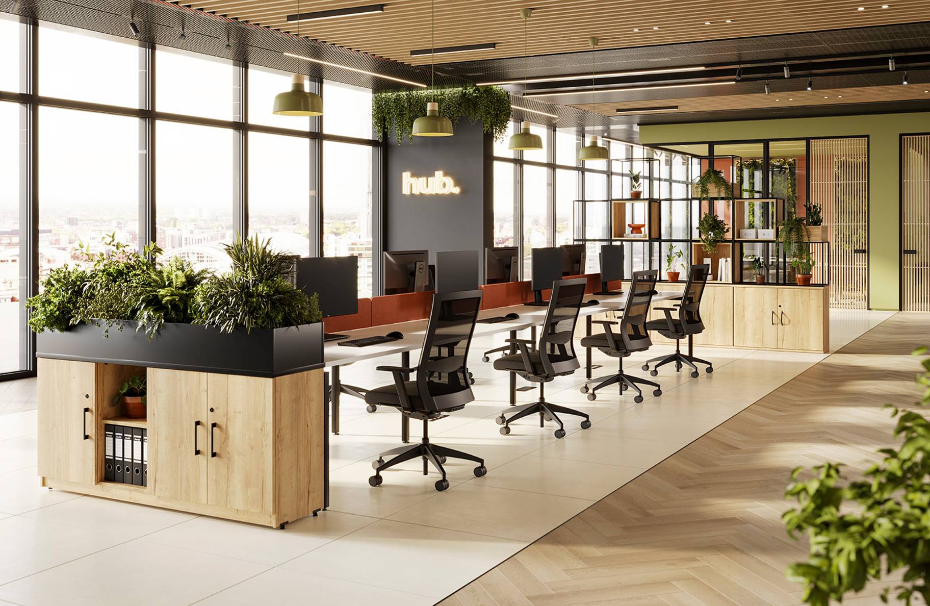 Storage Planters Office Furniture
